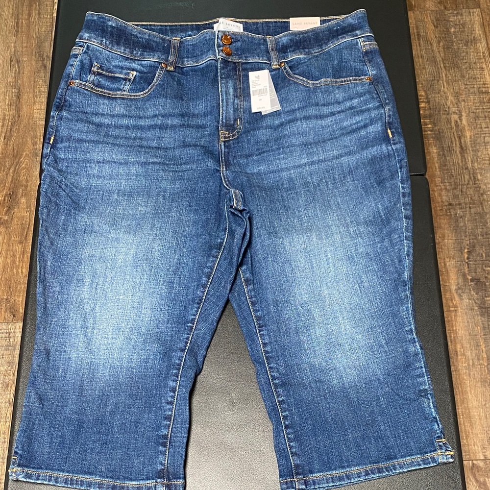 #LB922 - Lane Bryant High-Rise Tighter Tummy Pedal Denim Pants- 20W